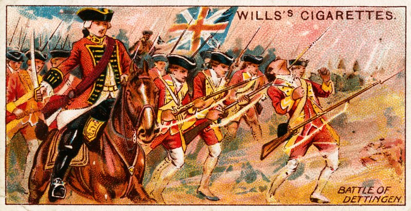 Batalla de Dettingen de English School