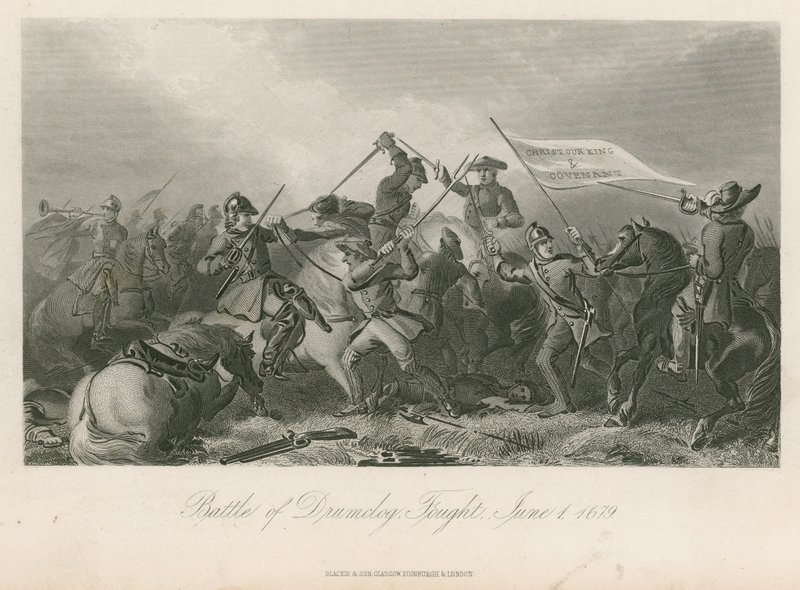 Batalla de Drumclog, Luchada, 1 de junio de 1679 de English School