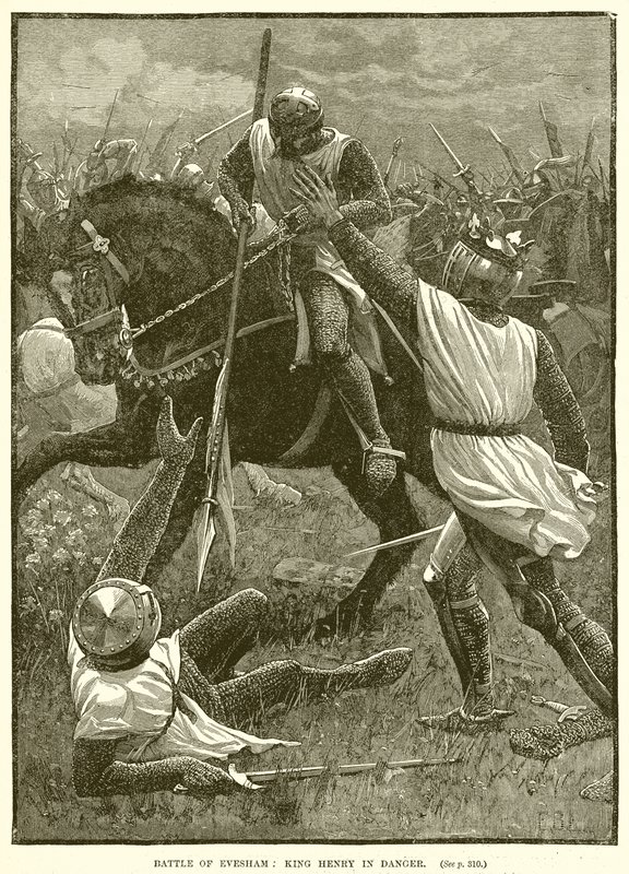 Batalla de Evesham: El Rey Enrique en peligro de English School