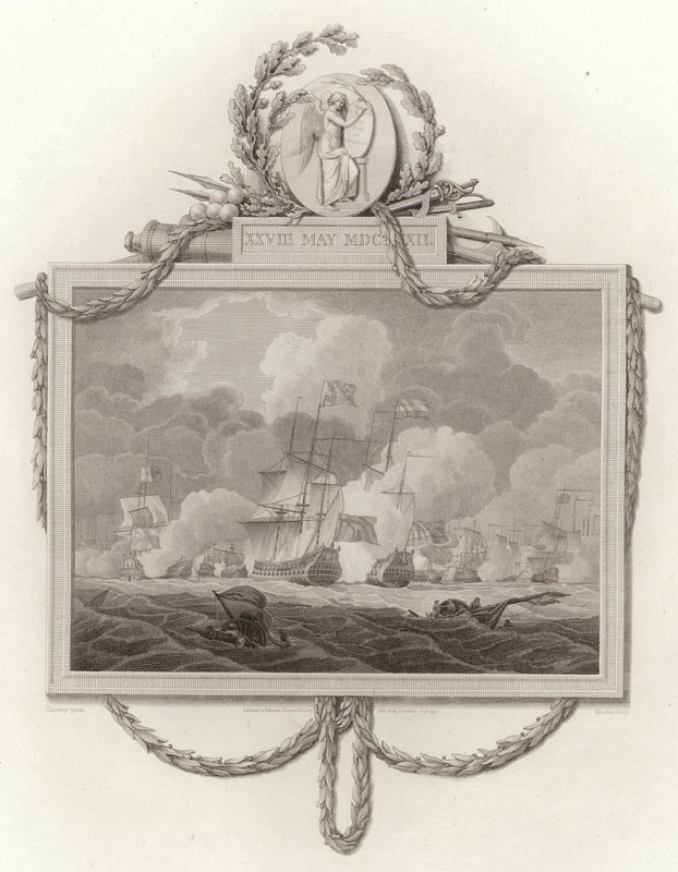 Batalla de Solebay, 28 de mayo de 1672 de English School