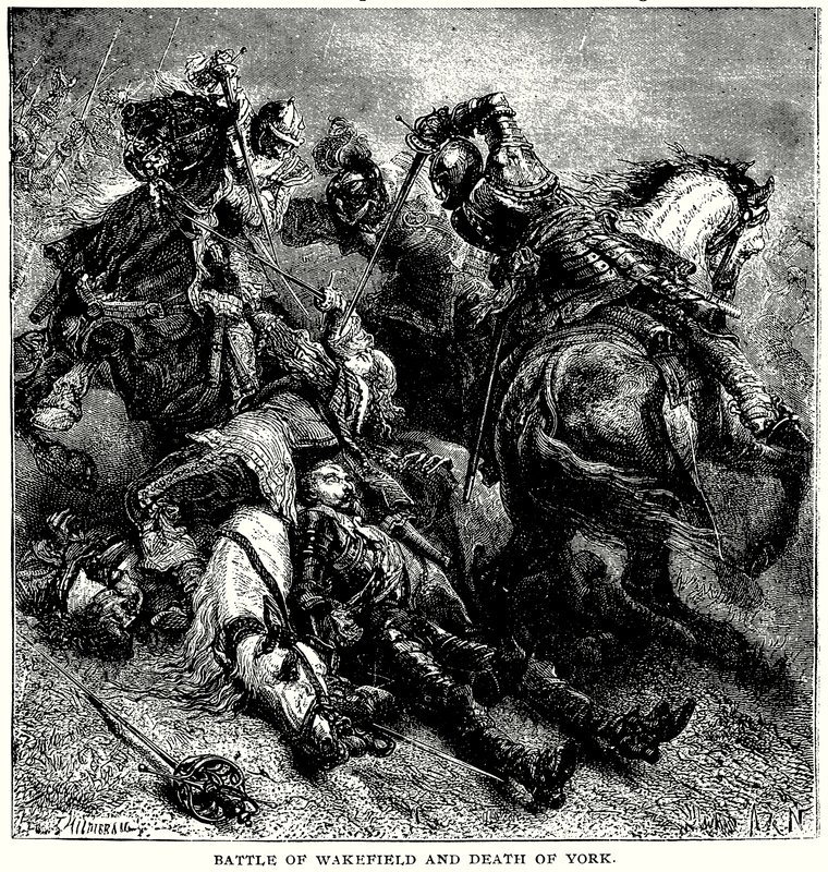 Batalla de Wakefield y Muerte de York de English School
