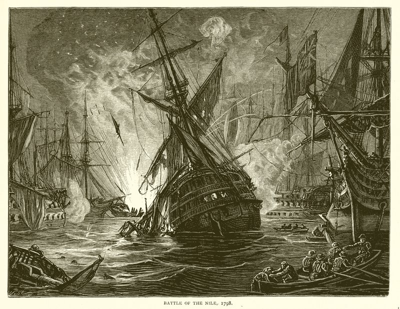 Batalla del Nilo, 1798 de English School