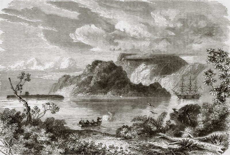 Bahía de Manevai, isla de Vanikoro de English School