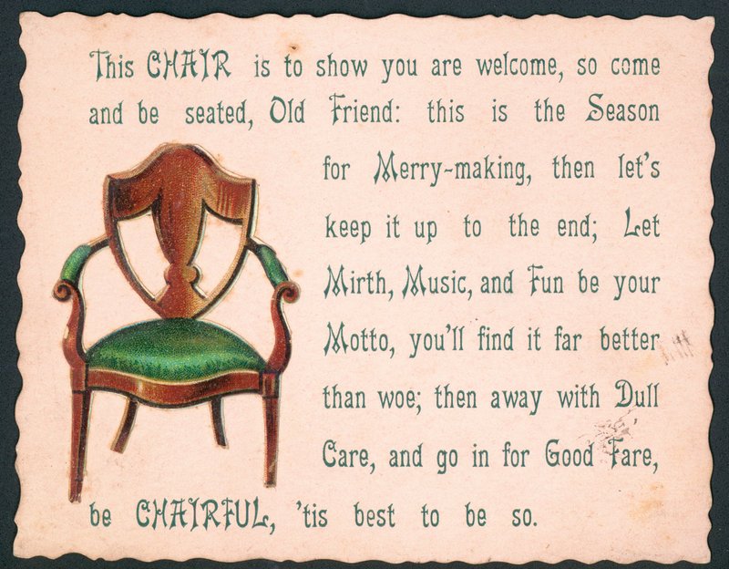 Sé alegre, es mejor serlo - Tarjeta de Navidad de English School