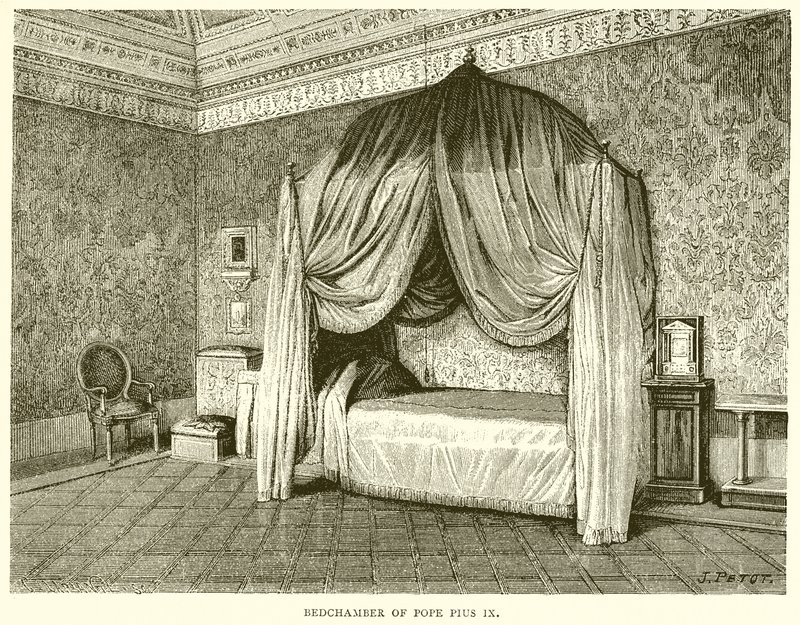Dormitorio del Papa Pío IX de English School