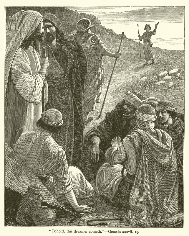"He aquí, viene este soñador", Génesis, xxxvii de English School