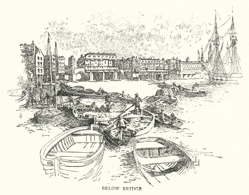 Debajo del Puente (grabado) de English School