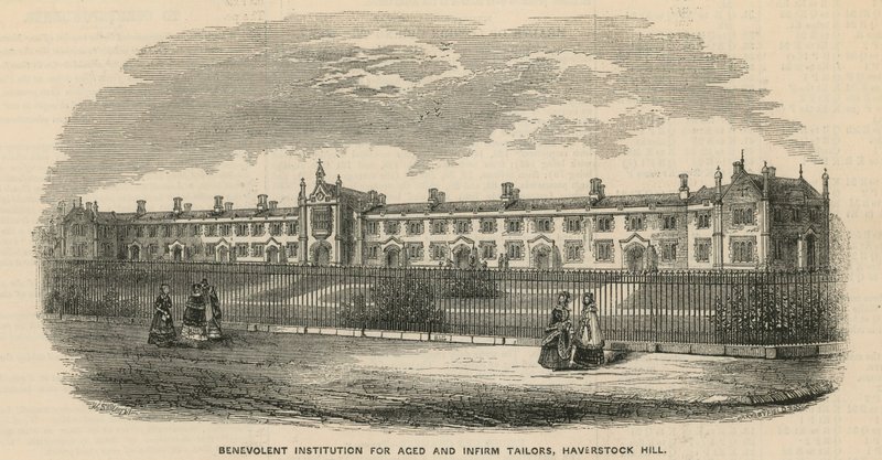 Institución benévola para sastres ancianos e inválidos en Haverstock Hill de English School