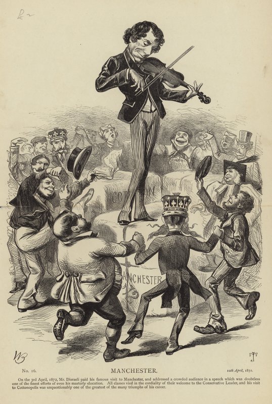 Benjamin Disraeli en Manchester de English School