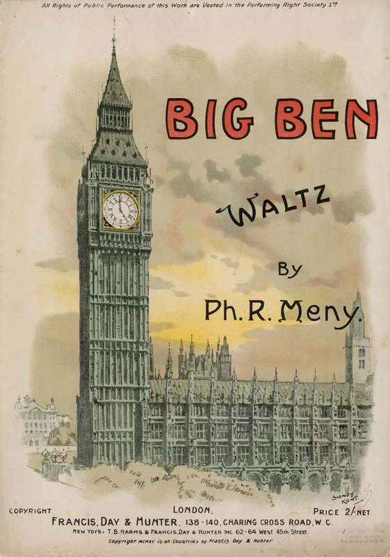 Vals de Big Ben por Ph R Meny de English School