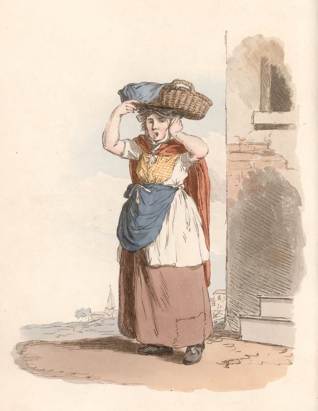 Vendedora de pescado de Billingsgate de English School