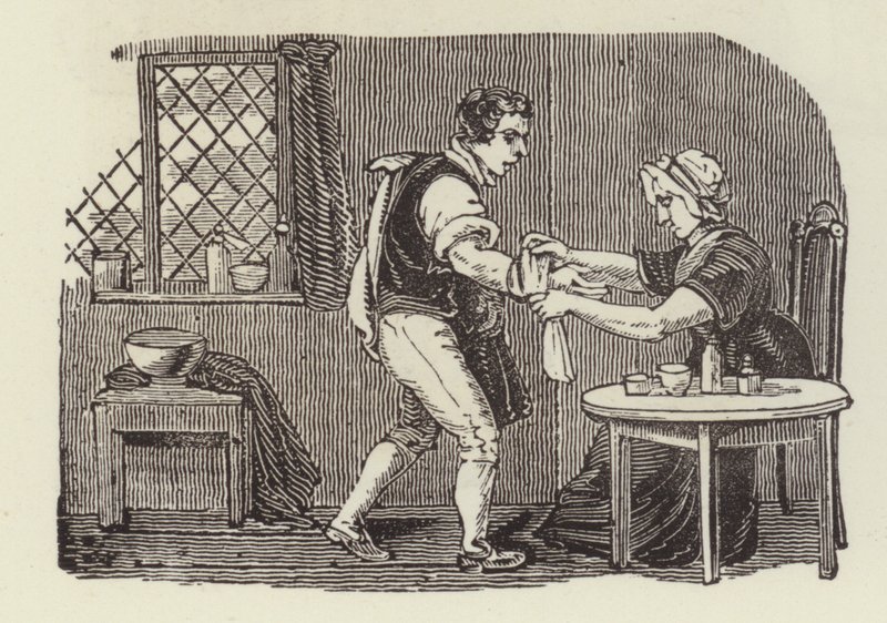 Vendaje de un corte de English School