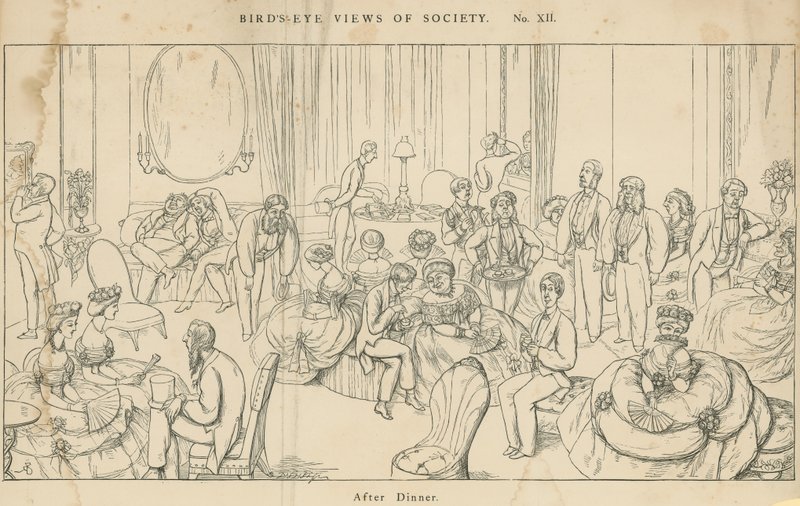 Vistas panorámicas de la sociedad: Después de la cena de English School