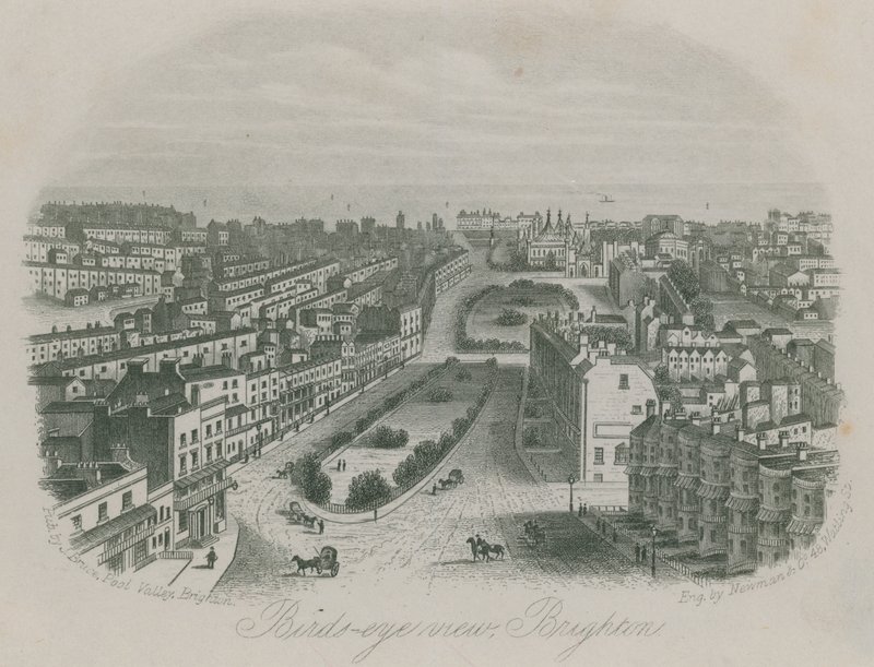Vista aérea de Brighton de English School