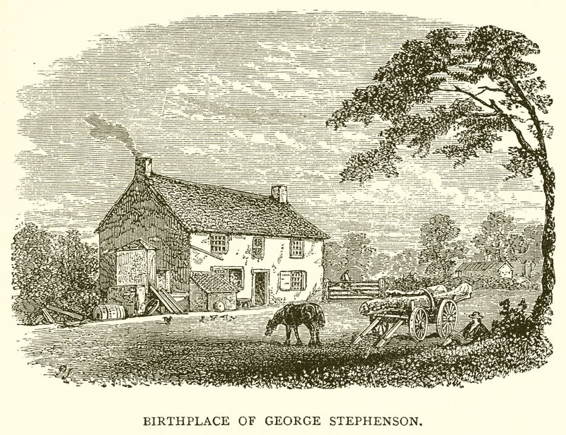 Lugar de nacimiento de George Stephenson de English School