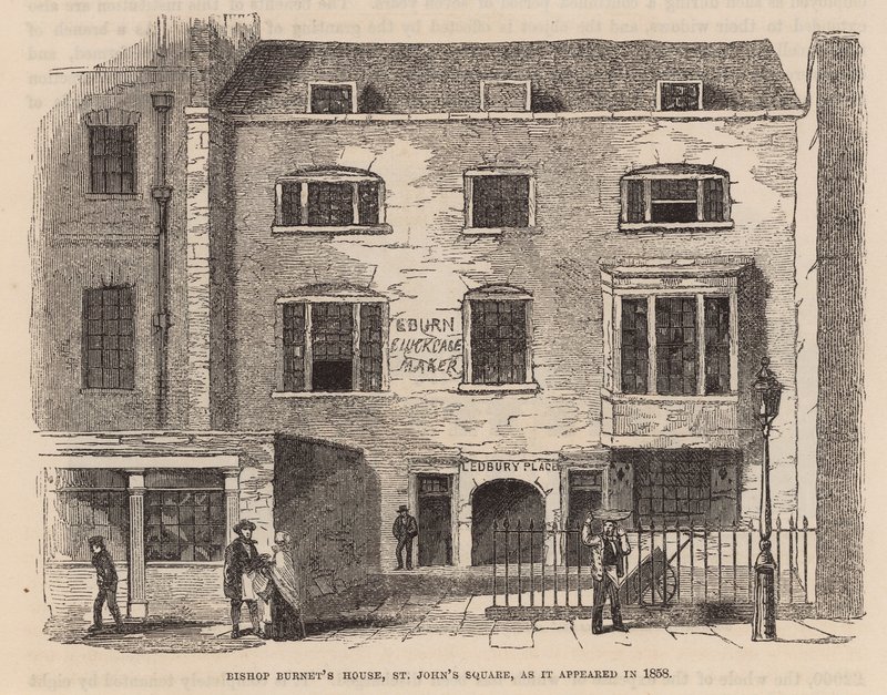 Casa del Obispo Burney, Plaza de St John, Clerkenwell de English School