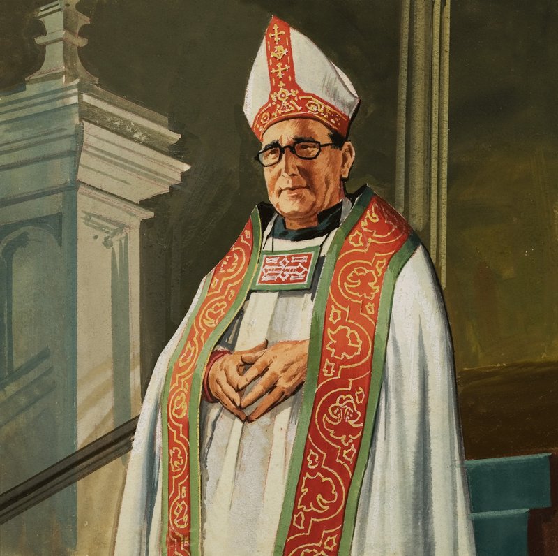 Obispo en la iglesia de English School