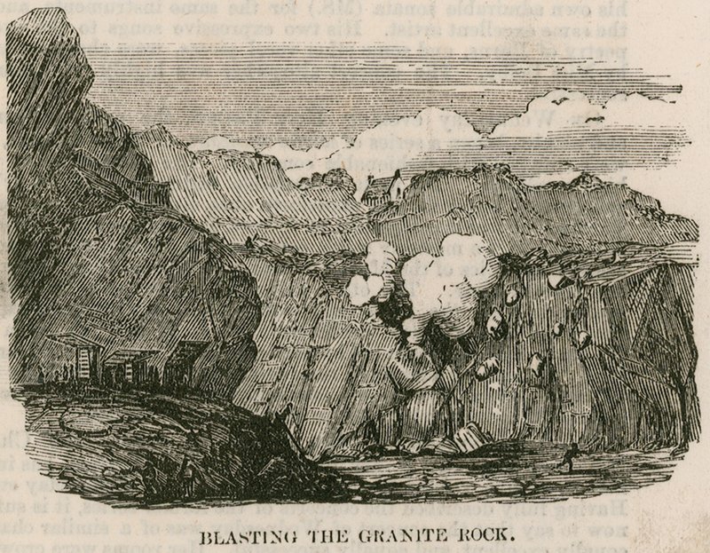 Voladura de la Roca de Granito, Rubislaw, Aberdeen de English School