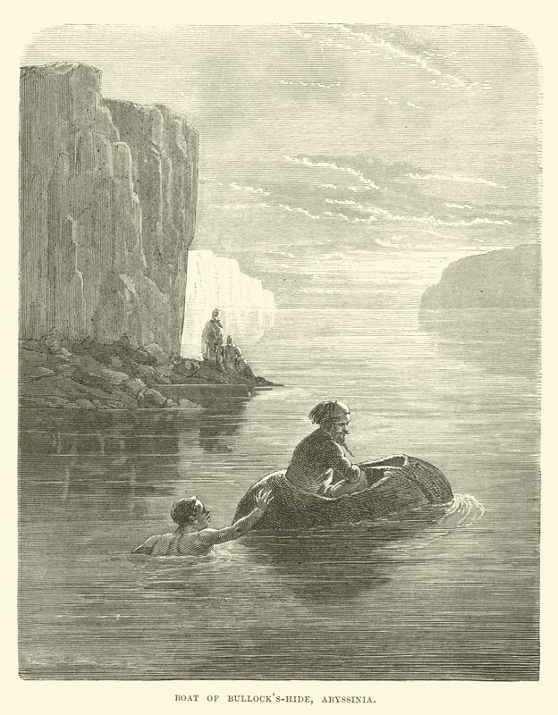 Barco de piel de buey, Abisinia de English School