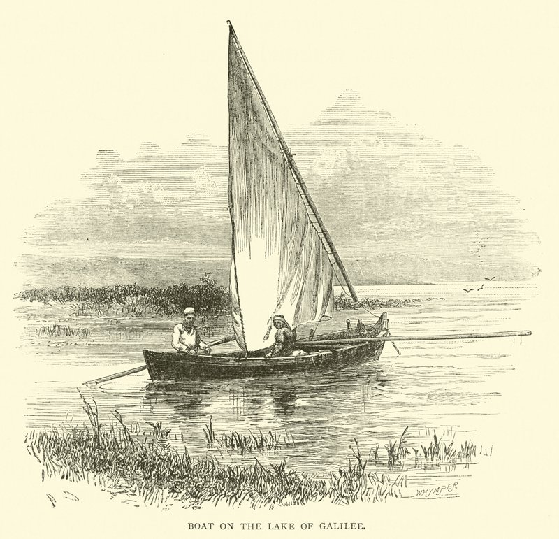 Barco en el Lago de Galilea de English School