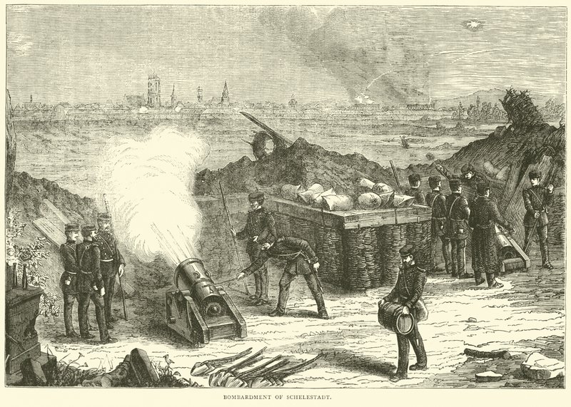 Bombardeo de Schelestadt, octubre de 1870 de English School