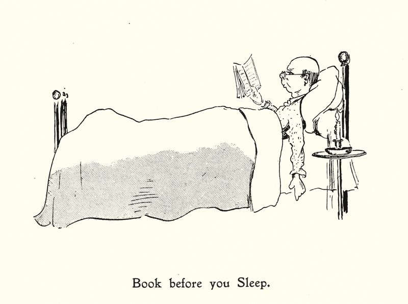 Libro antes de dormir; mira antes de saltar (litografía) de English School