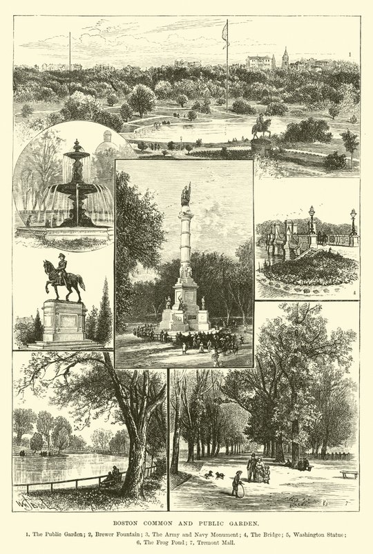 El Common y Jardín Público de Boston de English School