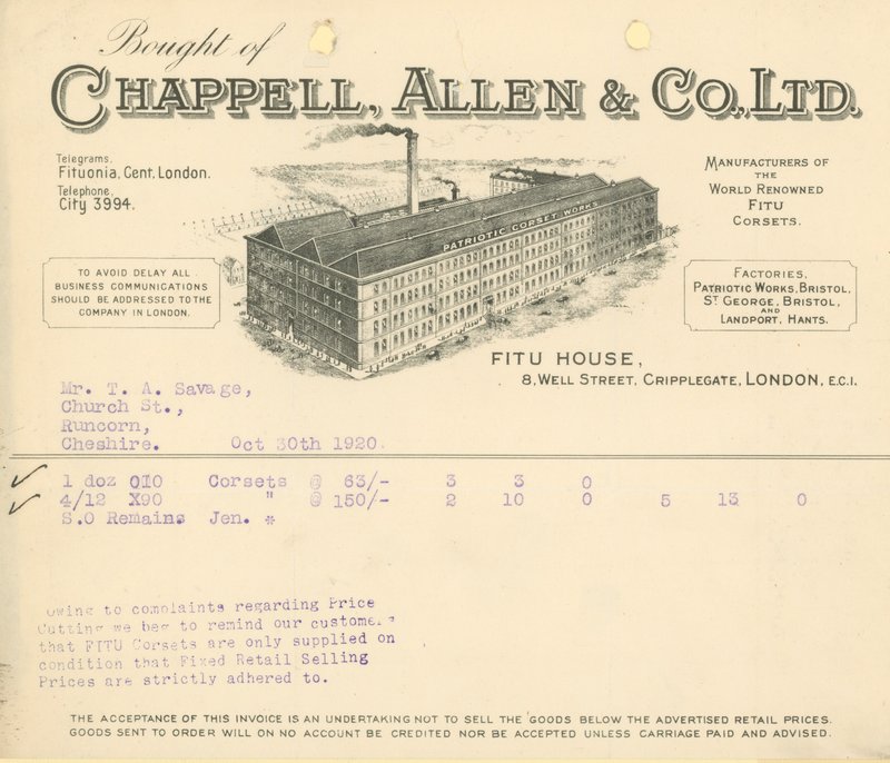 Comprado a Chappell Allen & Co Ltd de English School