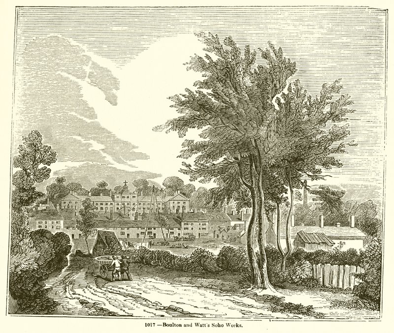 Obras de Soho de Boulton y Watt de English School