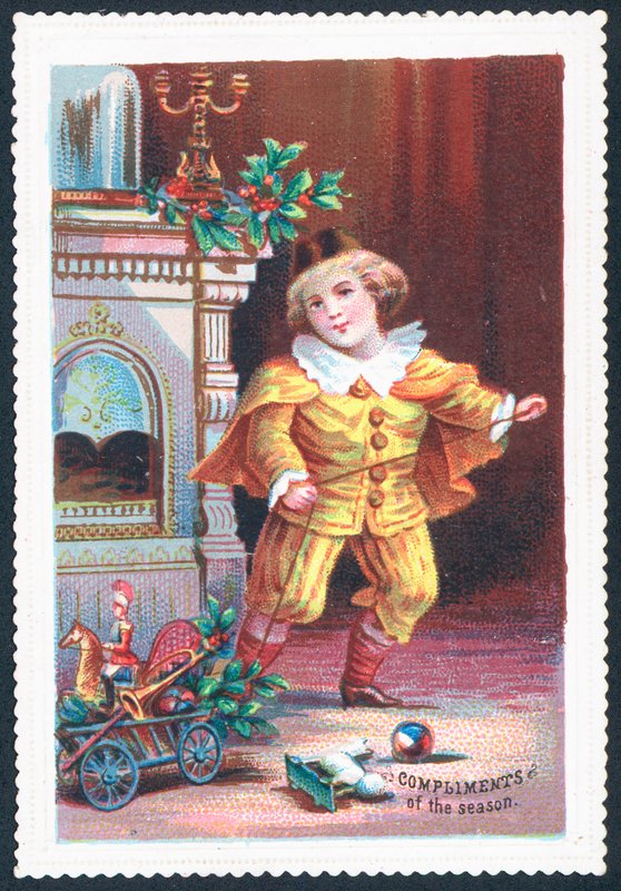Niño jugando con juguetes de English School