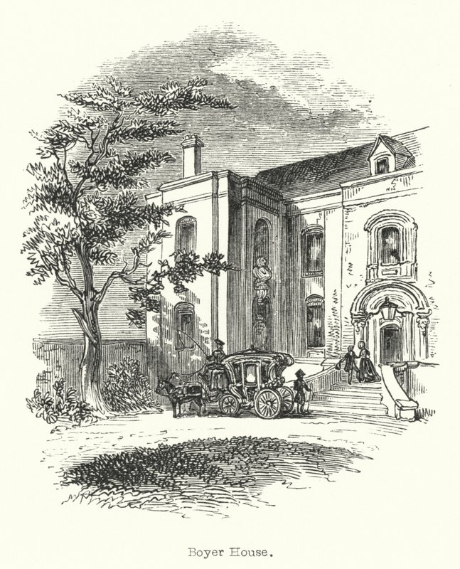 Casa de Boyer (grabado) de English School