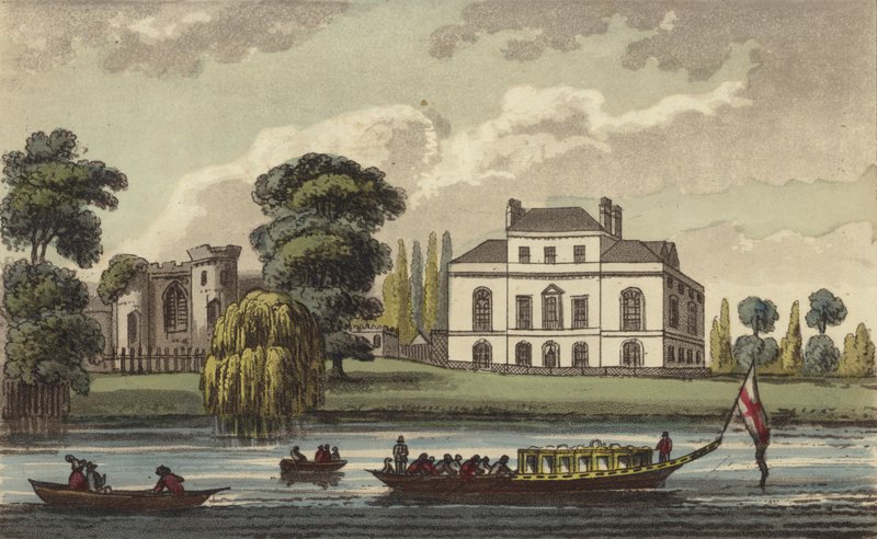 Casa de Brandeburgo, Hammersmith, Londres, hogar de Carolina de Brunswick, Reina del Reino Unido y esposa separada del Rey Jorge IV de English School