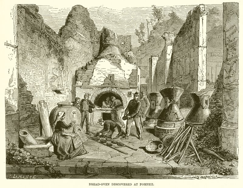 Horno de Pan Descubierto en Pompeya de English School