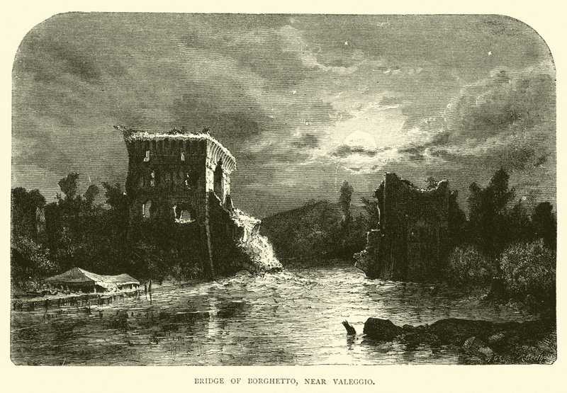 Puente de Borghetto, cerca de Valeggio de English School