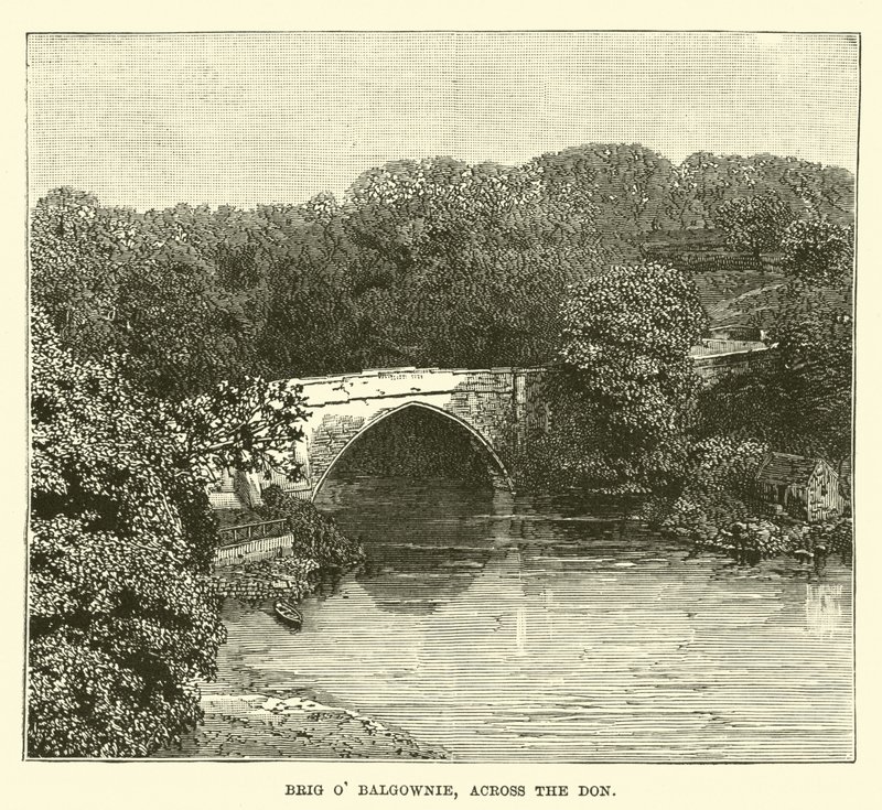 Brig o Balgownie, a través del Don de English School