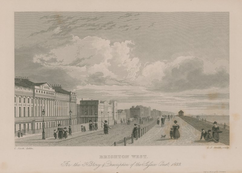 Brighton Oeste, para la historia y descripción de la costa de Sussex de English School