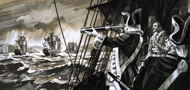 Gran Bretaña perdió Menorca cuando una flota de barcos franceses huyó al santuario del puerto de Mahón de English School