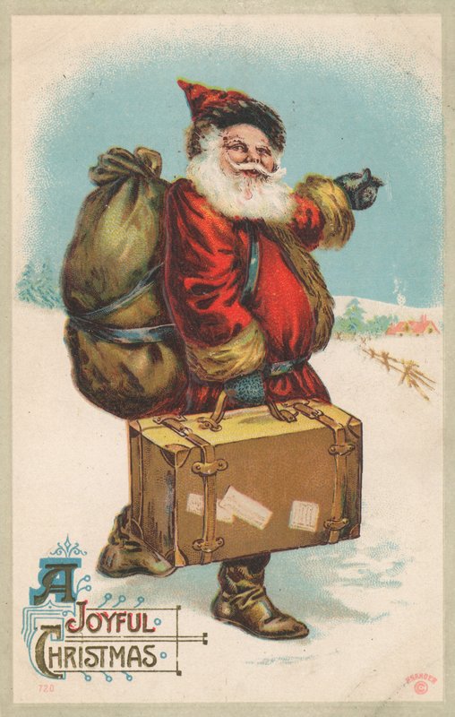 Tarjeta de Navidad británica de English School