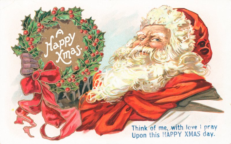 Tarjeta de Navidad británica de English School