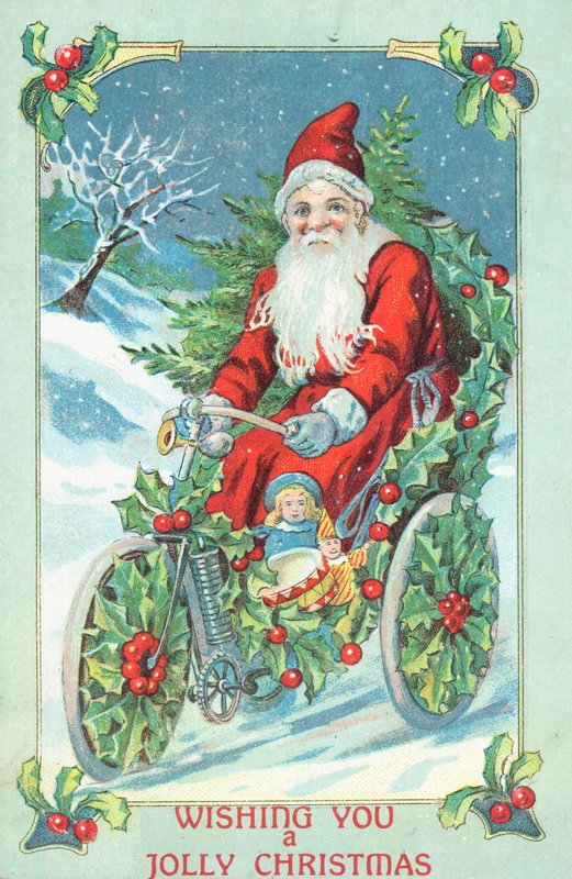 Tarjeta de Navidad británica de English School