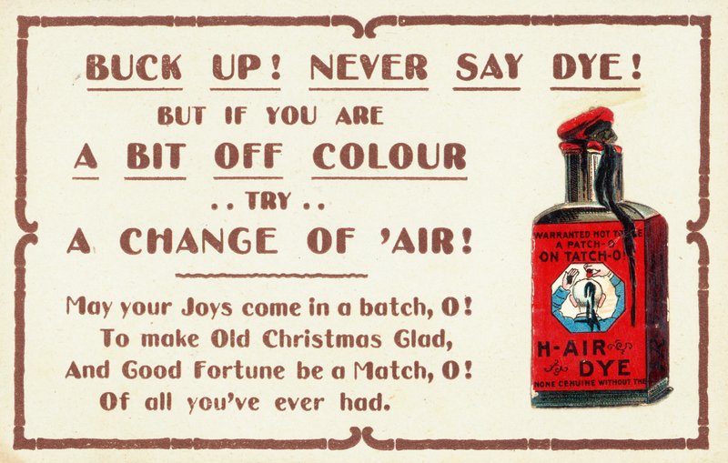Tarjeta de Navidad británica de English School