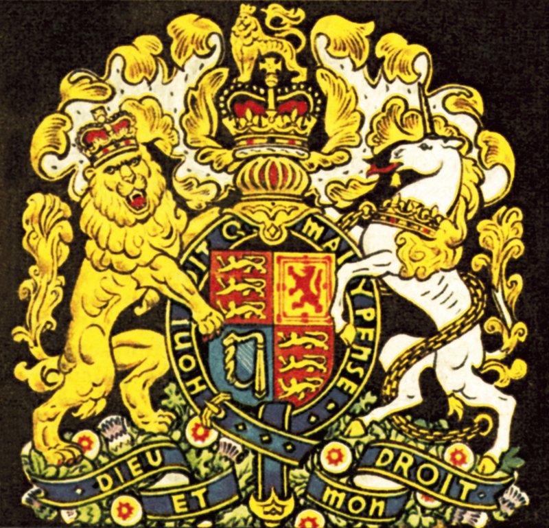 Escudo de armas británico de English School