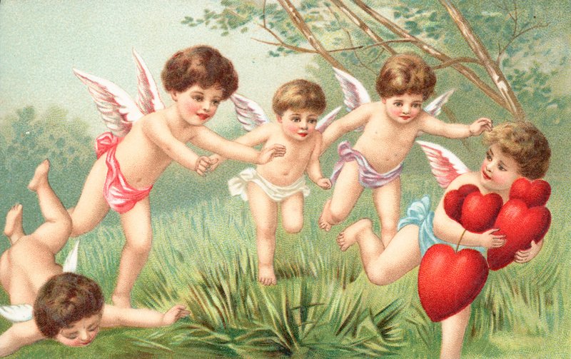Tarjeta de San Valentín británica de English School