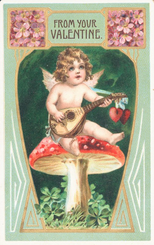 Tarjeta de San Valentín británica de English School
