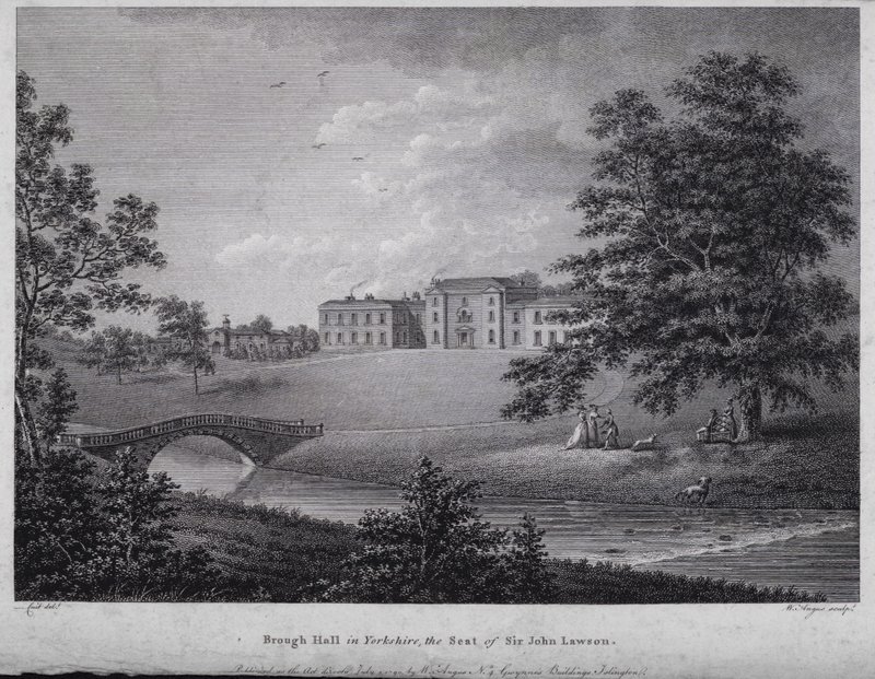 Brough Hall en Yorkshire, la residencia de Sir John Lawson de English School