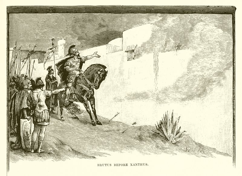 Bruto ante Xanthus de English School