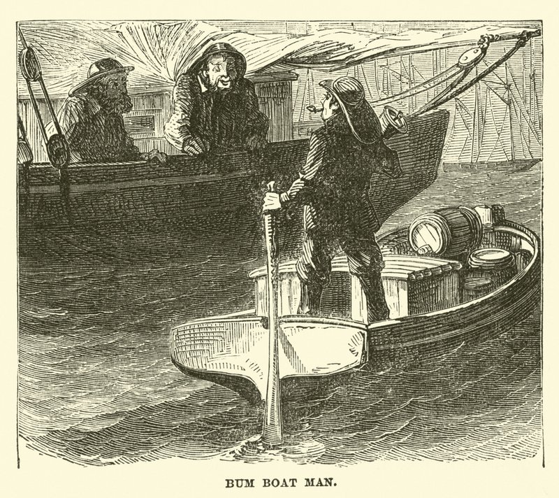 Hombre del bote de basura de English School