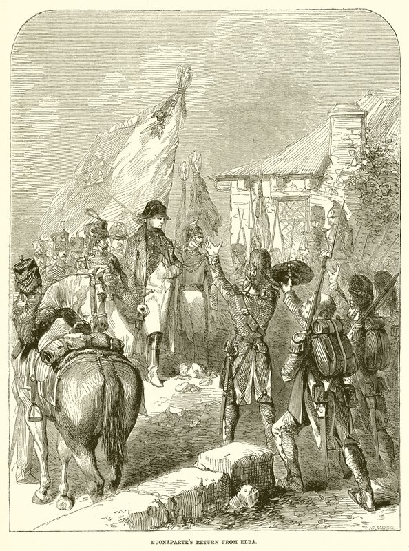 El regreso de Buonaparte de Elba de English School