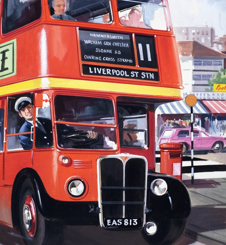 Conductor de autobús de English School