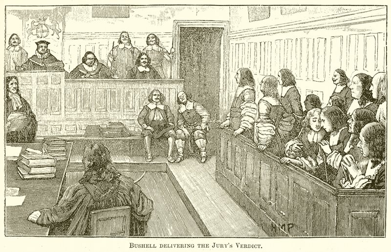 Bushell entregando el veredicto del jurado de English School